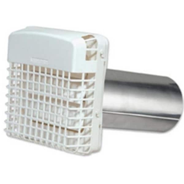 Dundas Jafine PGH4WXZ Dryer Vent with Pest Barricade; White - 4 in. PGH4WXZ - main